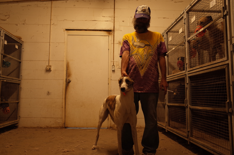 Bill Lyman introduces his dogs.